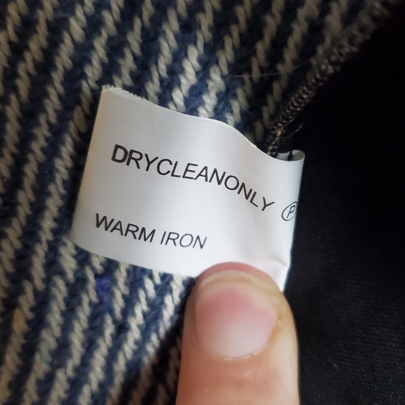 Military Hat - Fine Grey Plaid - Cotton-Lined - Size 57 cm - EUC - Picture 10 of 11